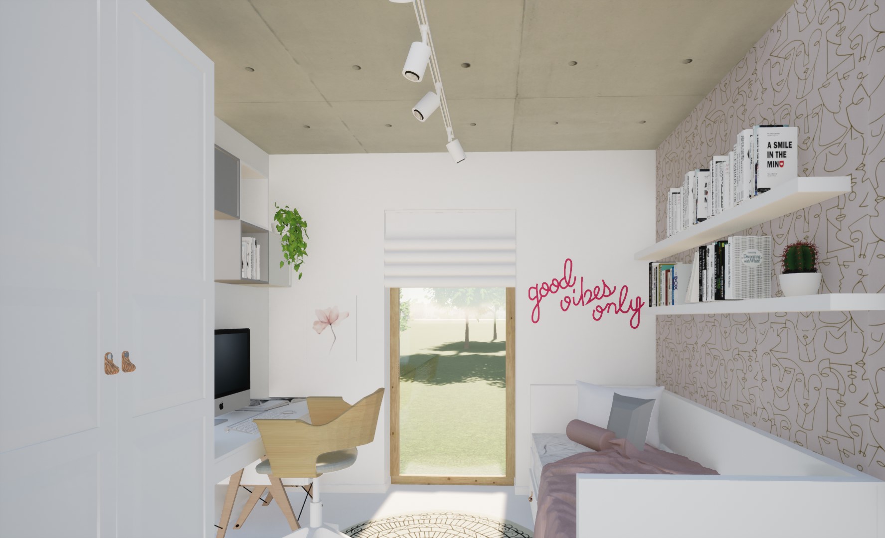 Pokój nastolatki Portreit